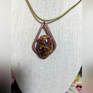 Gypsy herb pendant necklace